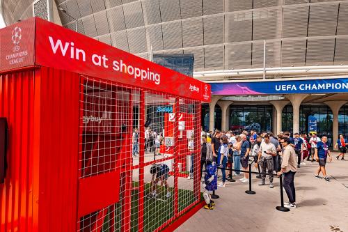 Joybuy standdesign | UEFA döntő | Budapest | 2026